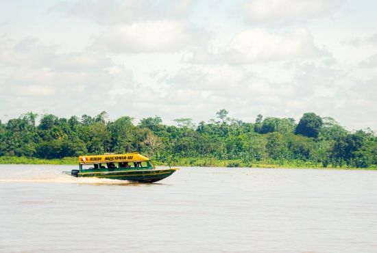 The union of the Amazon and Nanay rivers